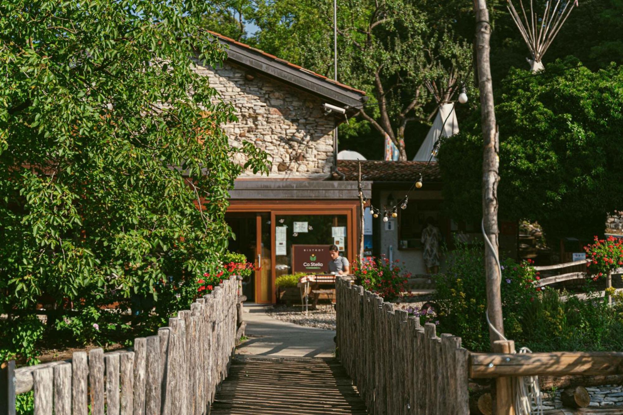 Ca Stella Camping Del Monte San Giorgio Meride Eksteriør bilde